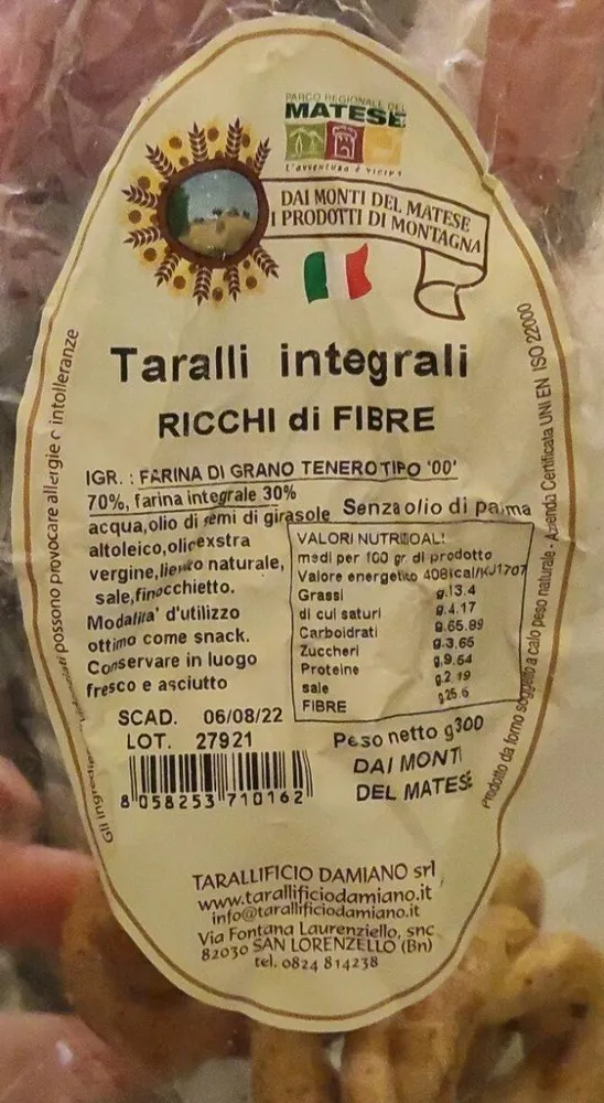 Taralli integrali