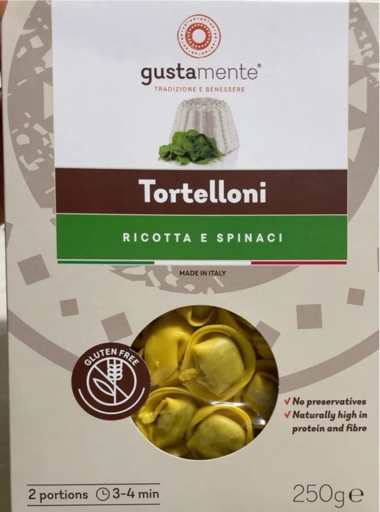 Tortelloni ricotta e spinaci
