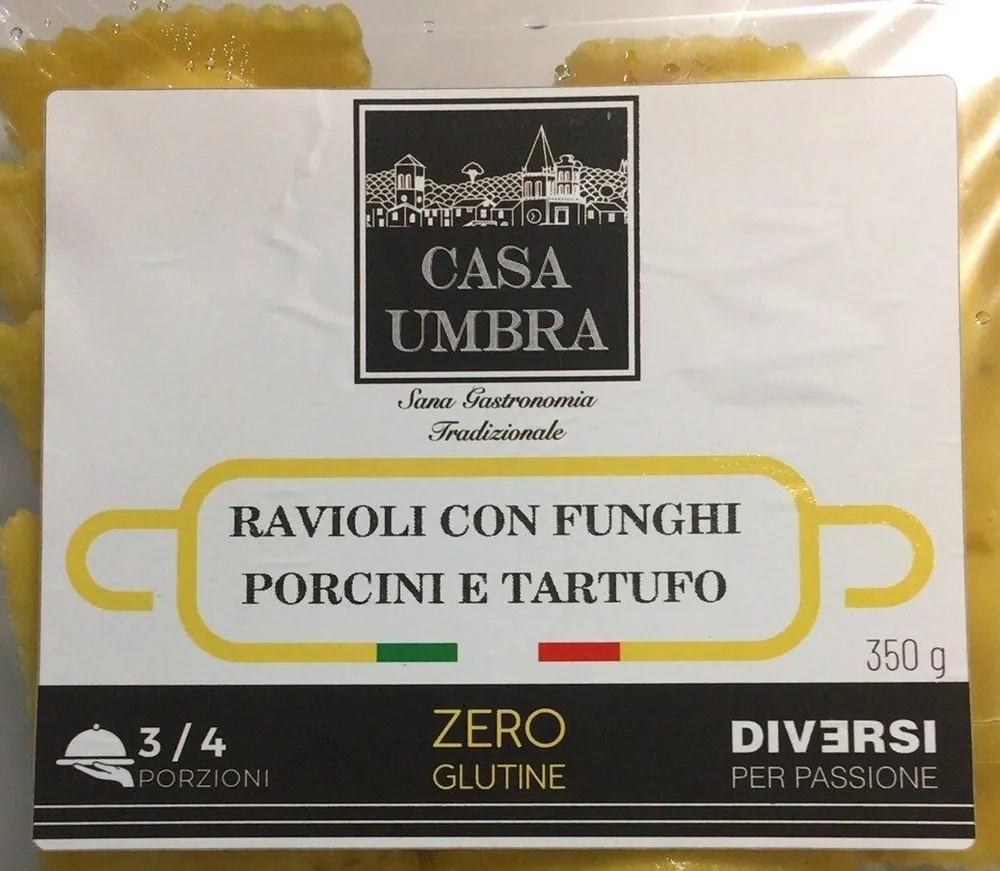 Ravioli con funghi porcini e tartufo