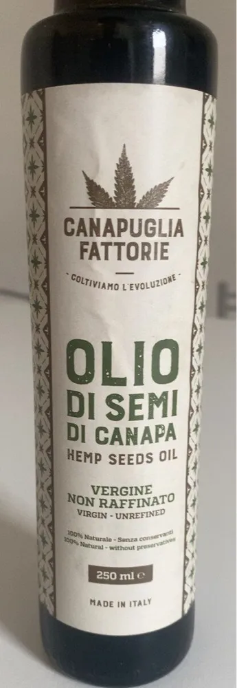 Olio di semi di canapa