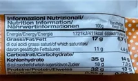Crunchy protein bar