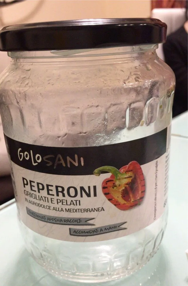 Peperoni grigliati e pelati