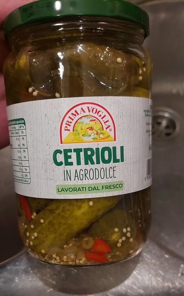 Cetrioli in agrodolce