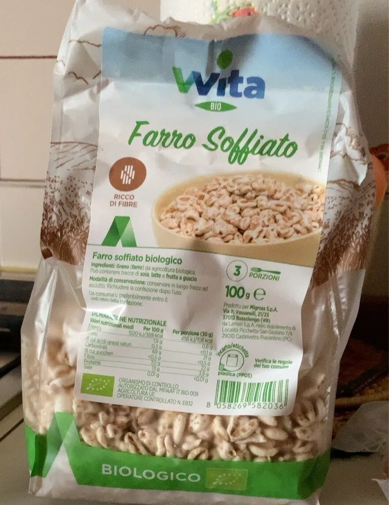 Farro soffiato