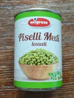 Piselli medi lessati