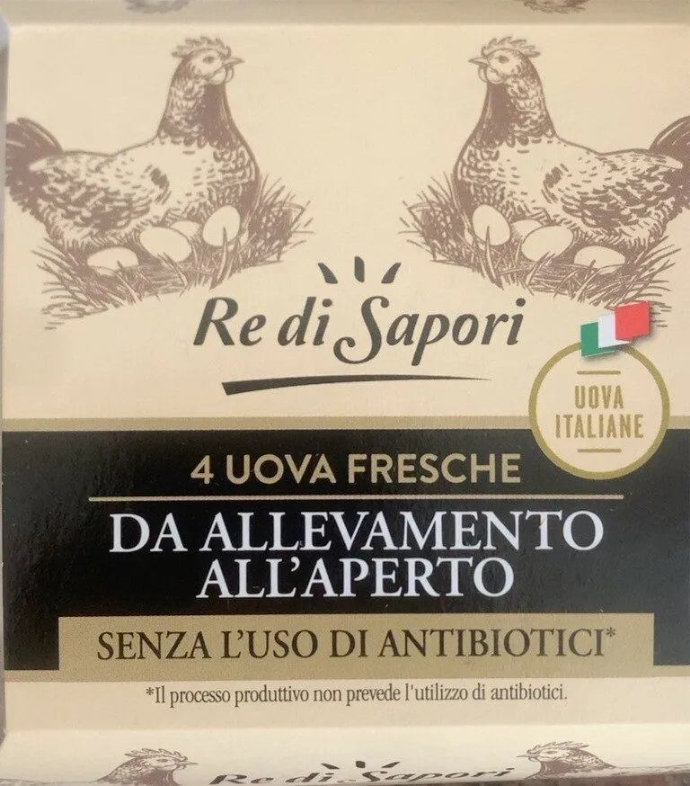 Uova fresche da allevamento all’aperto