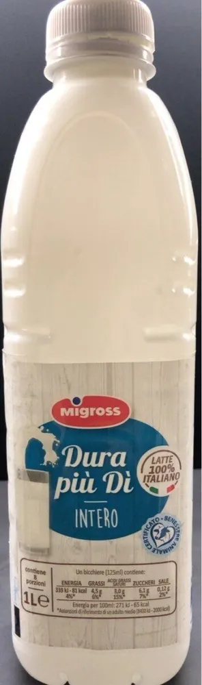 Latte intero Dura Di Piu’