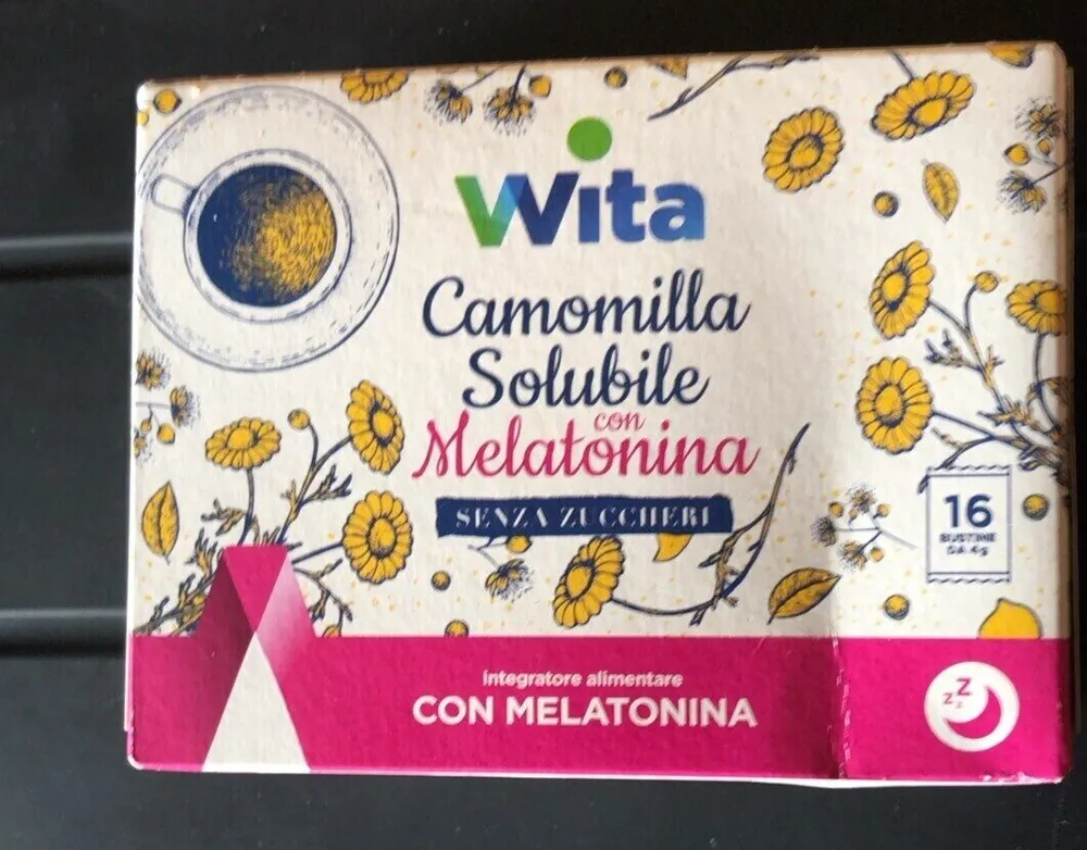 Camomilla solubile con melatonina