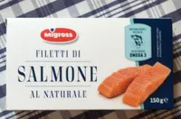 filetti di salmone al naturale