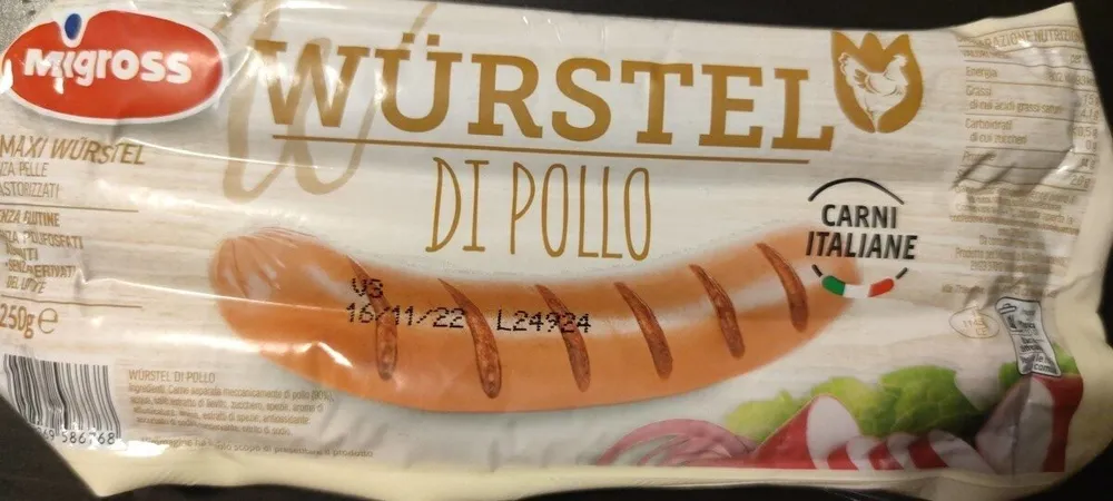 Wurstel di pollo