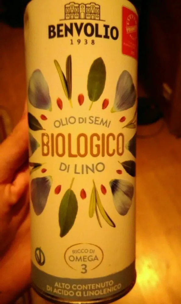 Olio di semi di lino biologico