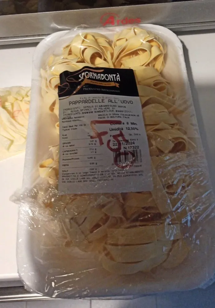 Pappardelle all'uovo