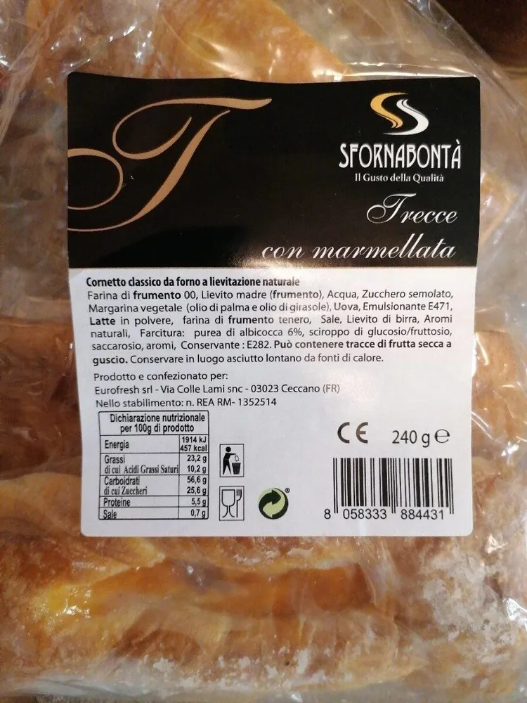 Trecce con marmellata