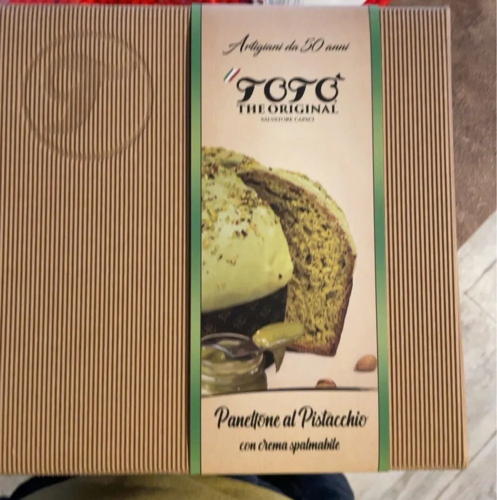 Panettone al pistacchio