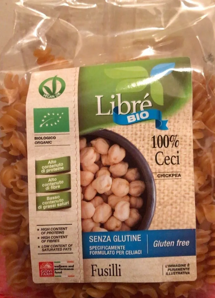 Fusilli a la farine de pois chiche
