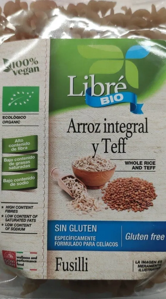 Libre Bio Arroz integral y Teff