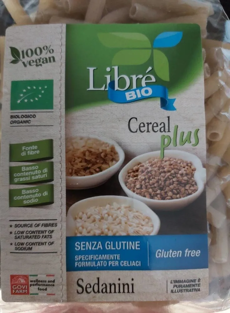 Macarrones cereal plus libre bio