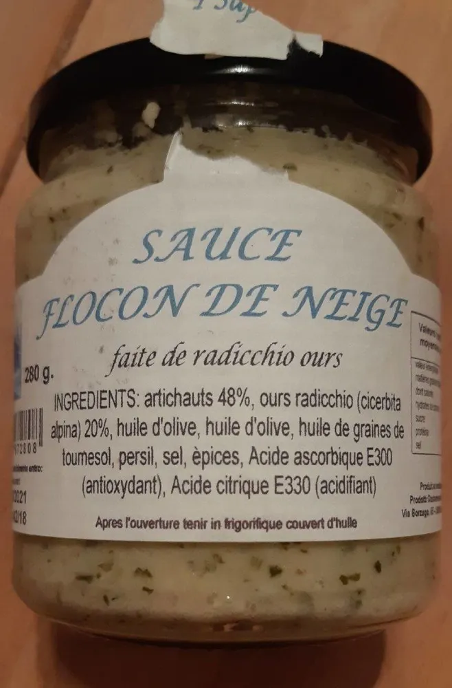 Sauce flocon de neige