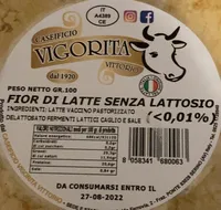 Fior di latte senza lattosio