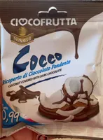 Ciocofrutta - cocco ricoperto di cioccolato fondente