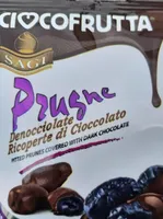 Prugne denocciolate ricoperte di cioccolato