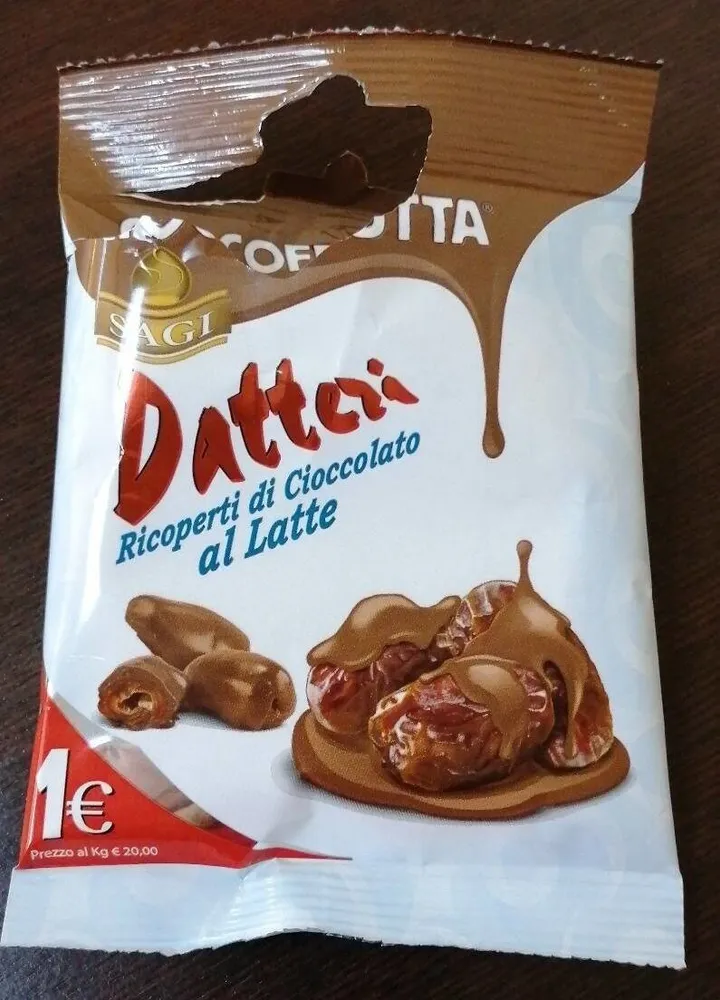 Datteri ricoperti di cioccolato