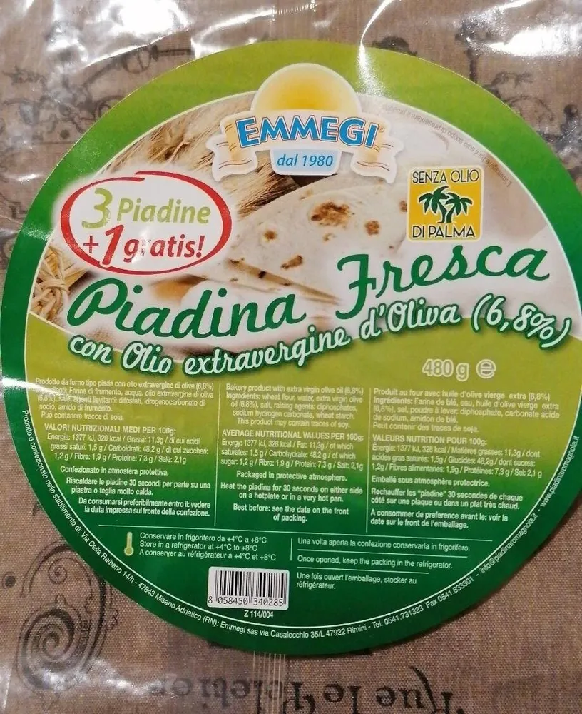Piadina fresca