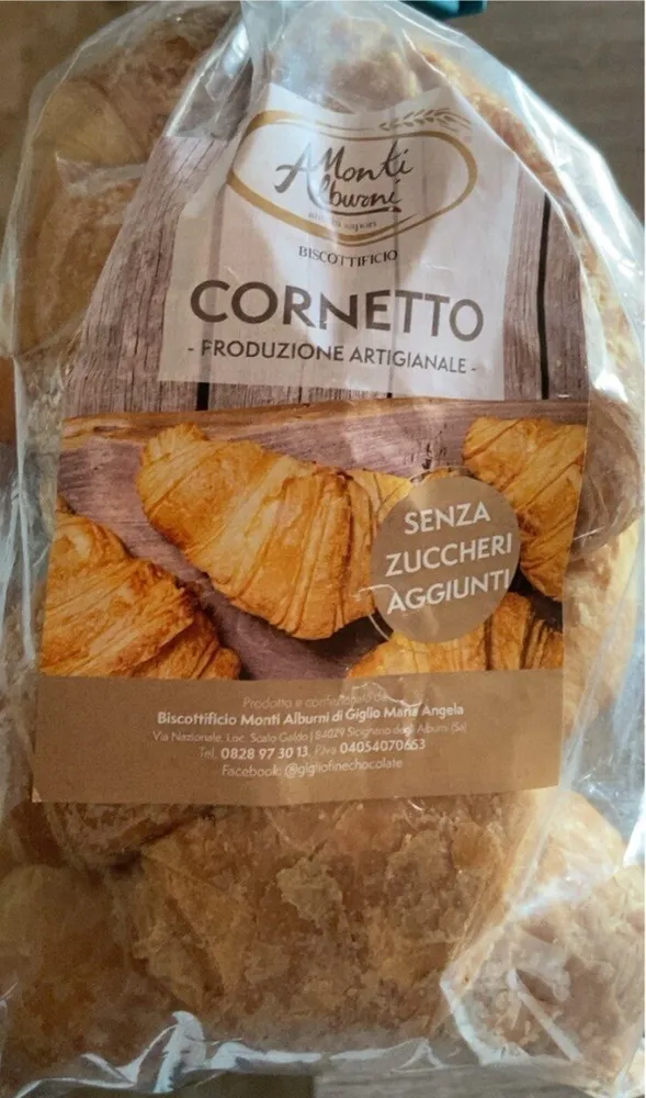 Cornetto senza zuccheri aggiunti