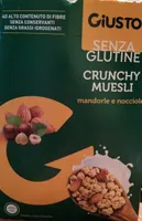Crunchy muesli mandorle e nocciole senza glutine