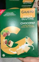 Cereali ripieni di crema alla nocciola