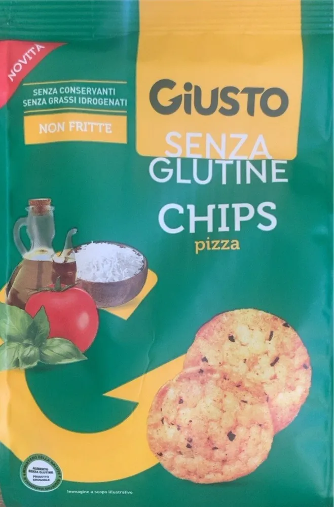 Chips pizza senza glutine