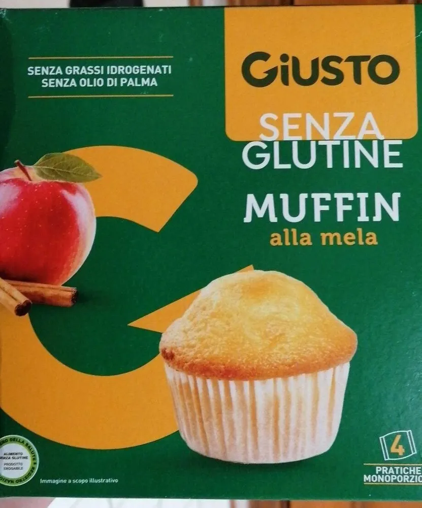 Muffin alla mela senza glutine