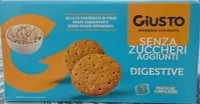 Giusto Digestive Senza Zuccheri Aggiunti