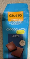 Giusto - Cioccolato senza zuccheri aggiunti
