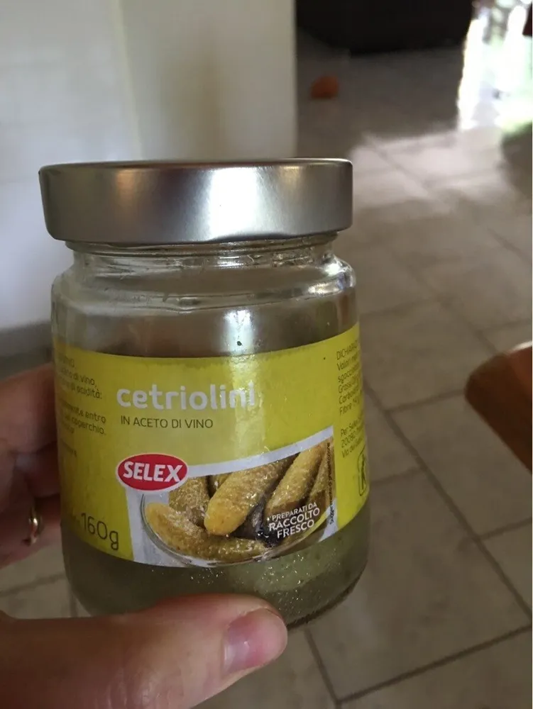 Cetriolini in aceto di vino
