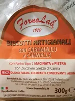 Biscotti artigianali con caramello e cannella