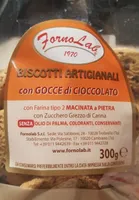 Biscotti artigianali con gocce di cioccolato
