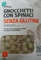 Gnocchetti con spinaci senza glutine