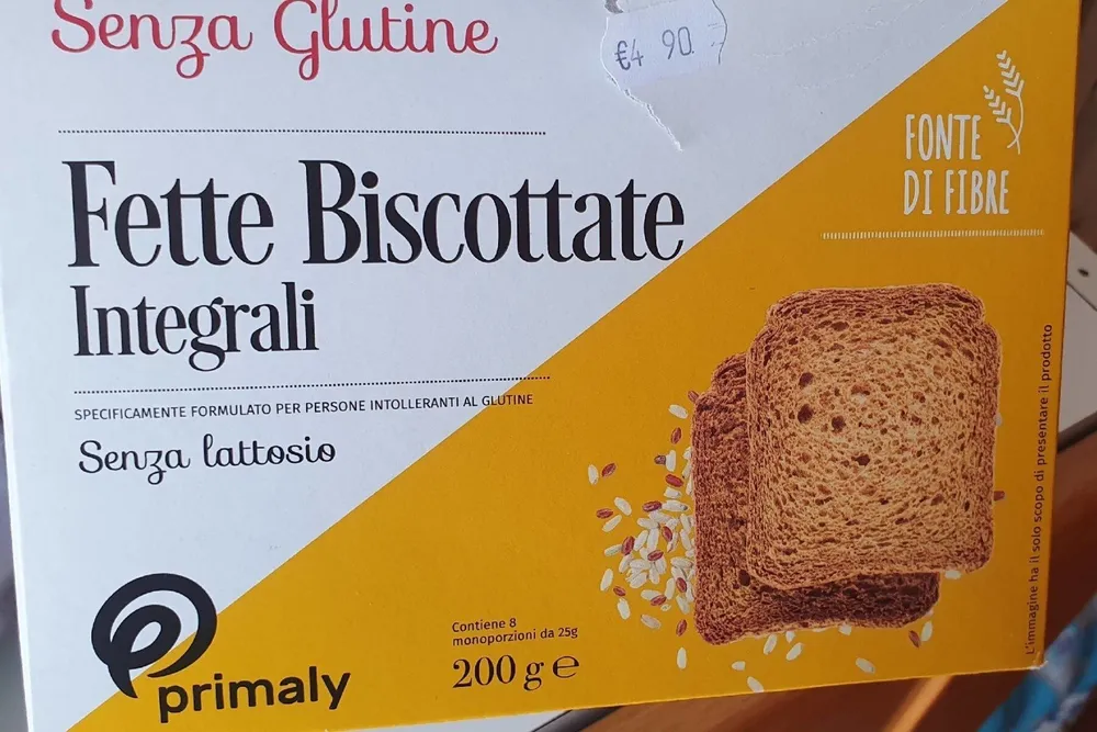 Fette biscottate senza glutine