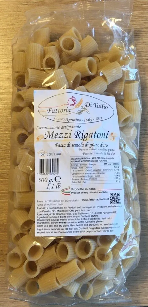 Mezzi rigatoni