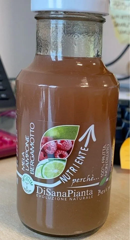 Succo mela lampone bergamotto