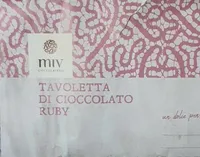 Tavoletta di cioccolato ruby