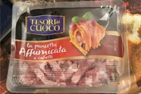 La pancetta affumicata a cubetti