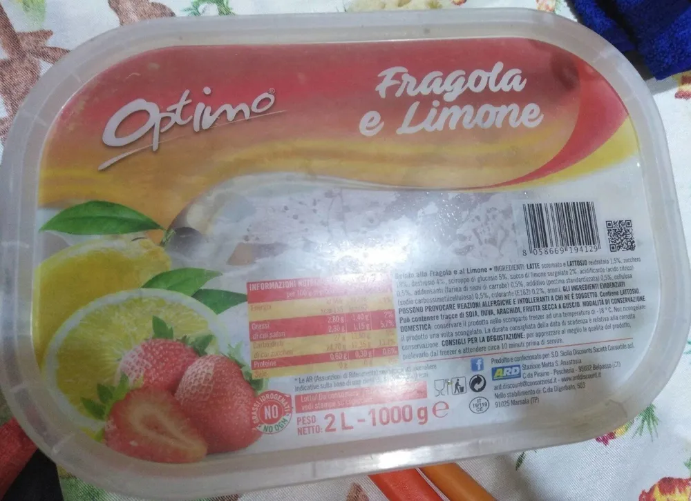 Fragola e limone