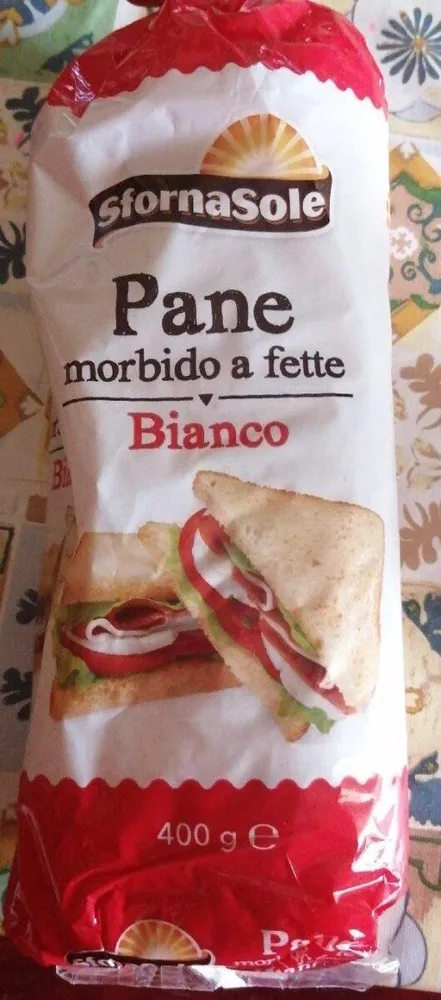 Pane morbido a fette