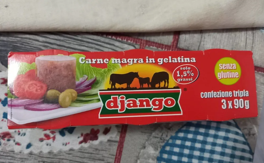 Carne magra in gelatina django