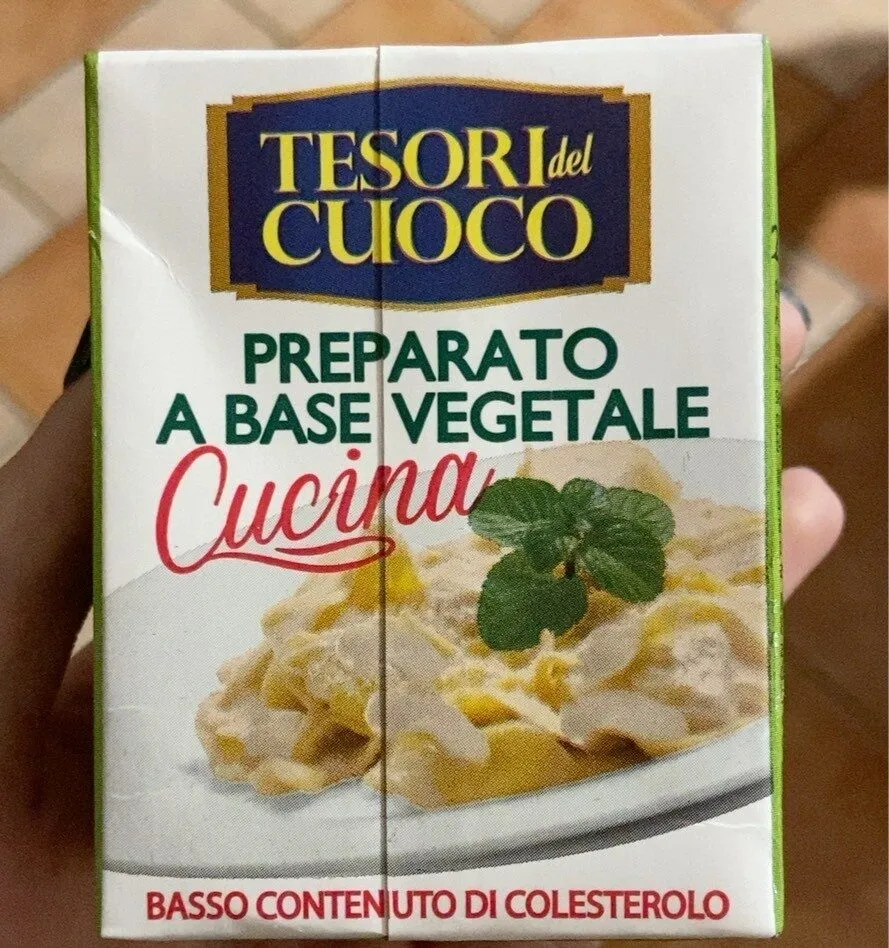 Preparato a base vegetale cucina