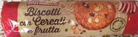 Biscotti con cereali e frutta