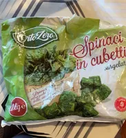 Spinaci in cubetti