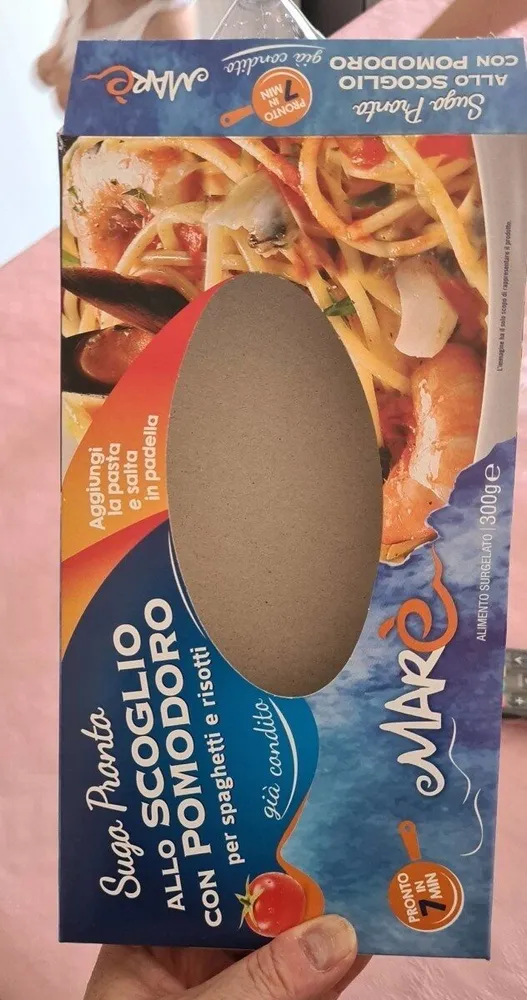 Sugo pronto allo scoglio con pomodoro